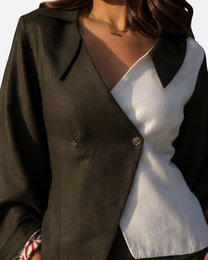 Matcha Linen Vest