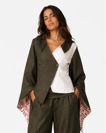 Matcha Linen Vest