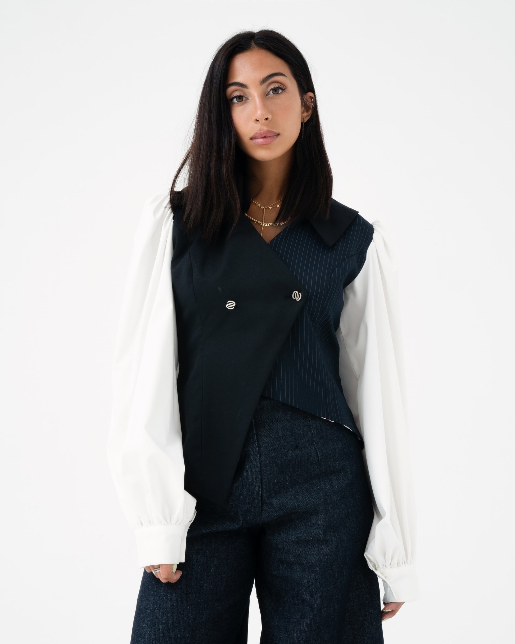 Sleeved Hooded Vest
