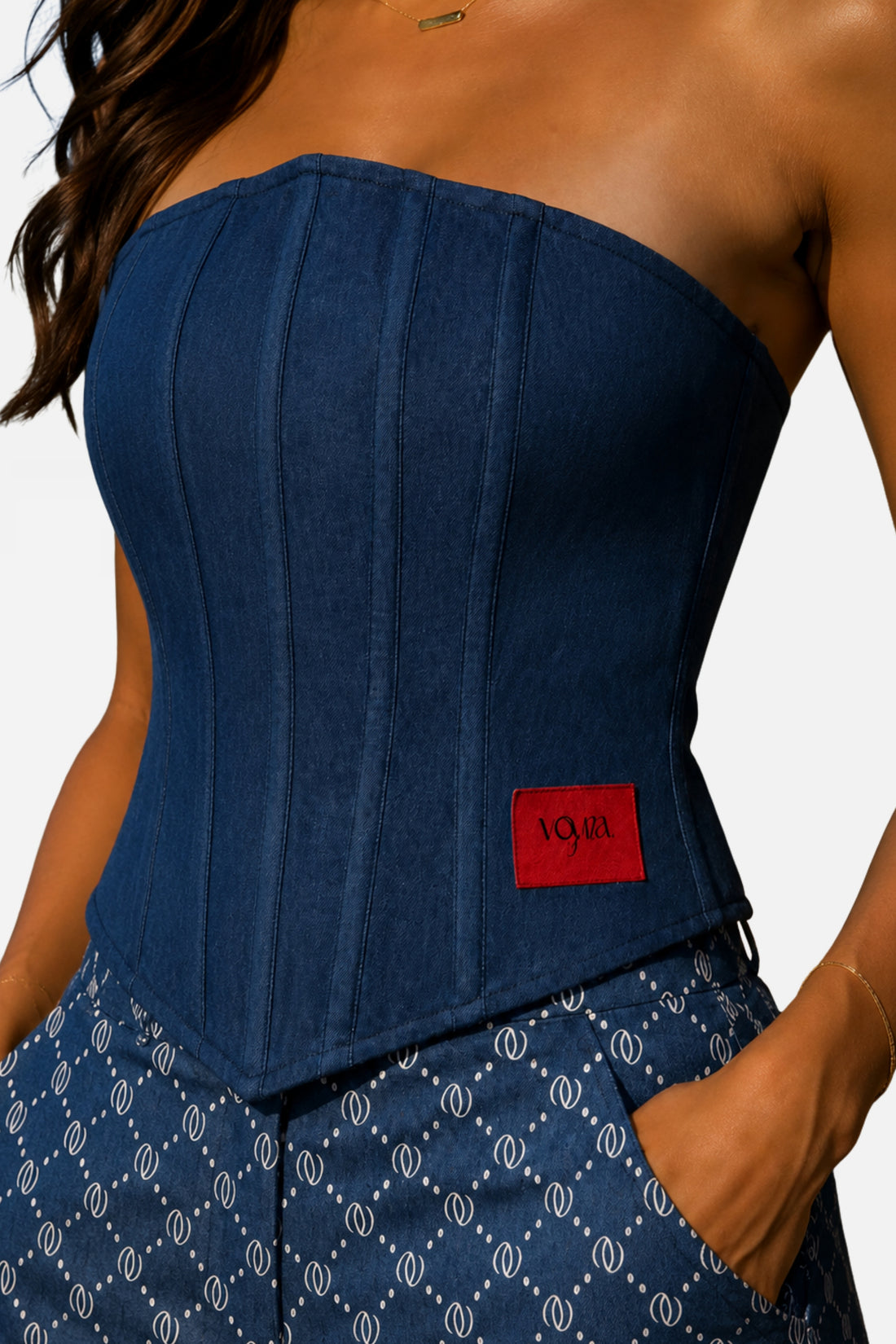 Amalfi Denim Corset
