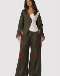 Aura Matcha Linen Pants